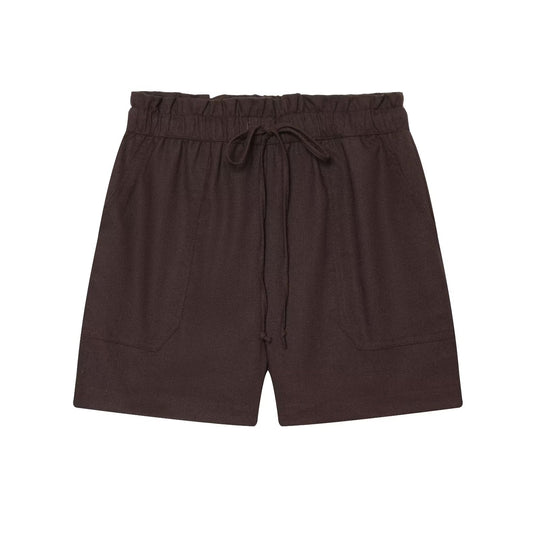 Damen bequeme Freizeitshorts mit elastischem Bund und praktischen Seitentaschen EB