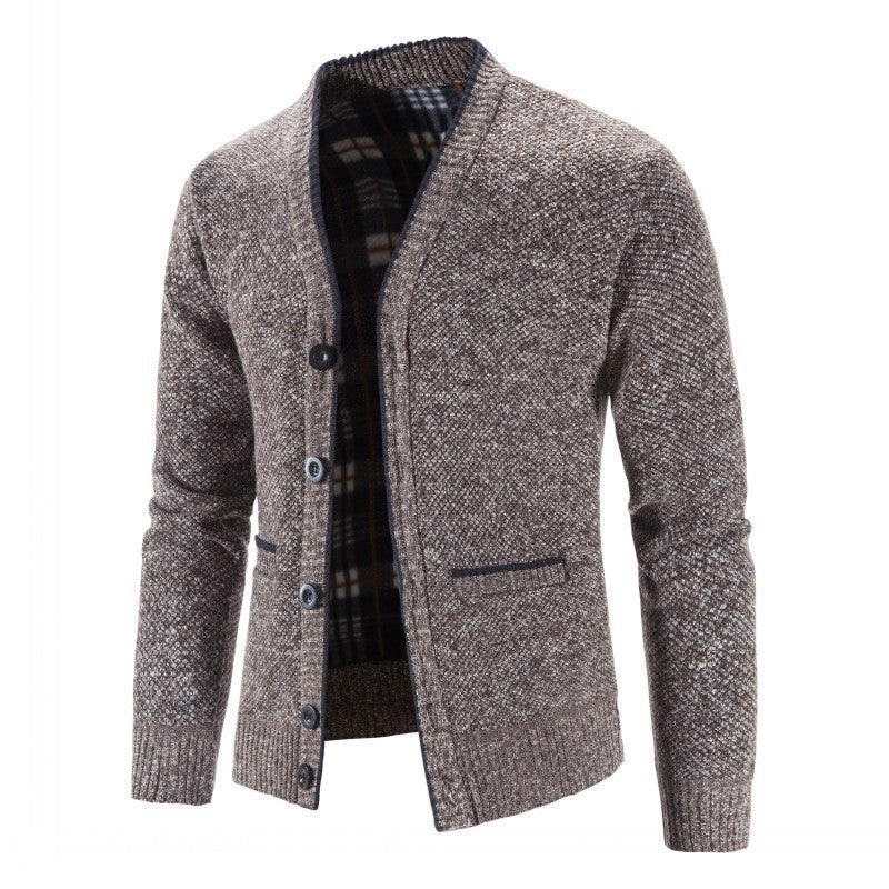 Damen Strickjacke im modernen Herringbone-Muster EB