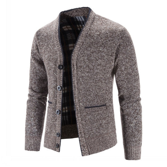 Damen Strickjacke im modernen Herringbone-Muster EB