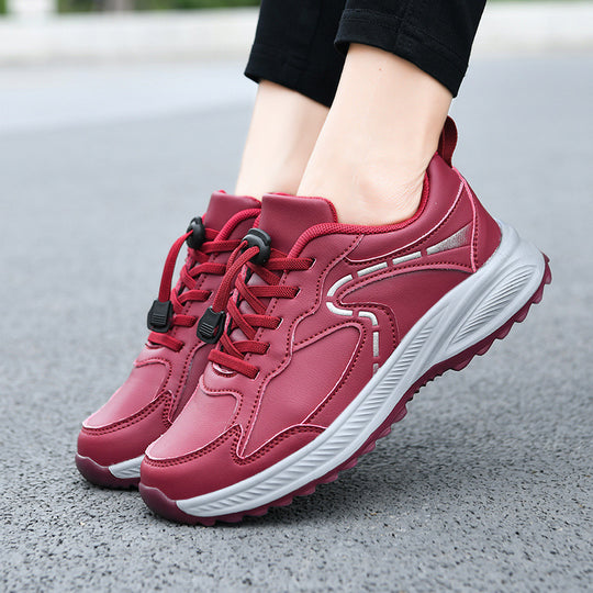 Damen Sportliche Freizeitschuhe mit Schnellverschluss und polsternder Sohle EB