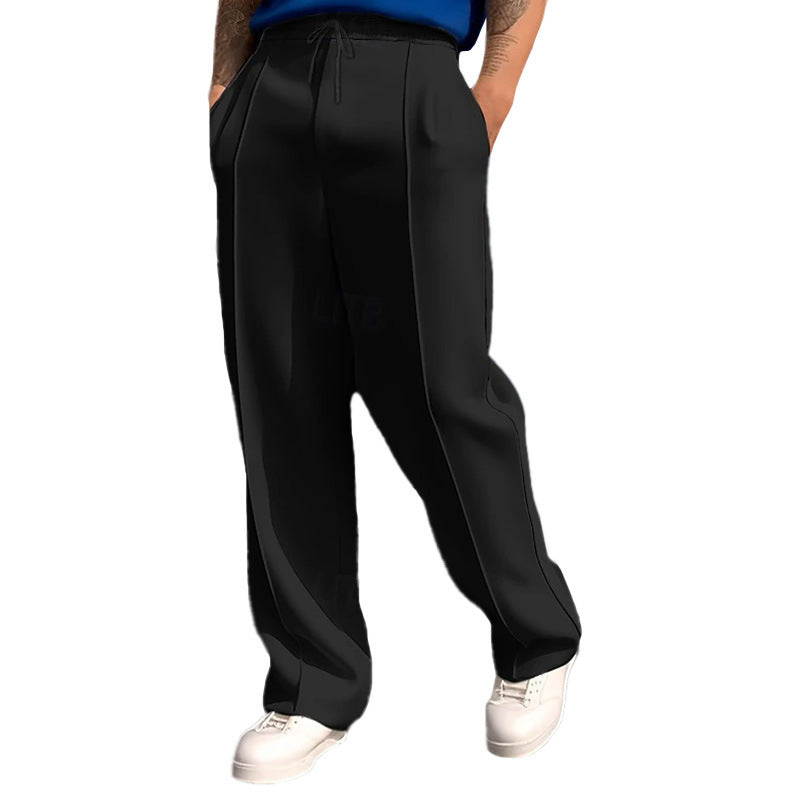 Herren Bequeme Slim-Fit Jogginghose aus hochwertigem Baumwollmix mit seitlichen Kontrasten EB