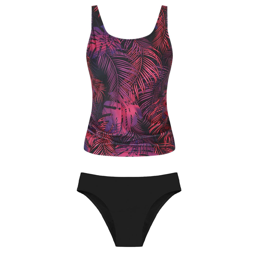 Damen Bikiniset mit floralem Oberteil und klassischem Unterteil EB