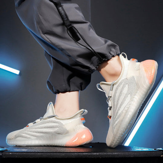 Damen Sportliche Sneakers mit atmungsaktiver Mesh-Oberfläche und dämpfender Lauftechnologie EB