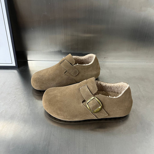 Damen Komfortable Clogs mit weichem Innenfutter und innovativem Schnallenverschluss EB