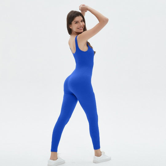 Damen figurbetontes Jumpsuit mit Spaghettiträgern EB