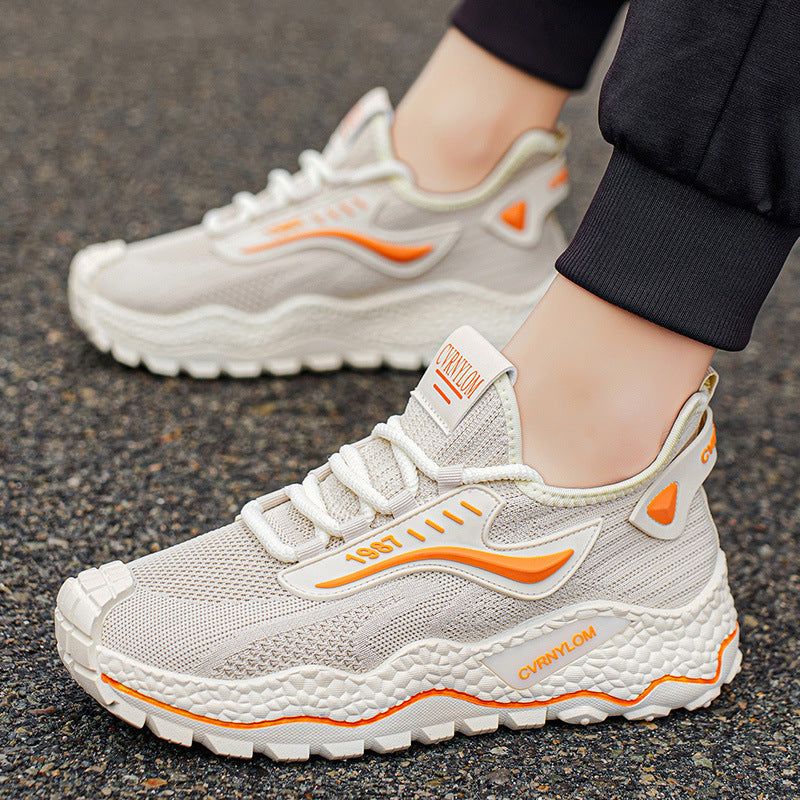 Damen Sportliche Laufschuhe mit atmungsaktiver Mesh-Oberfläche und rutschfester Sohle EB