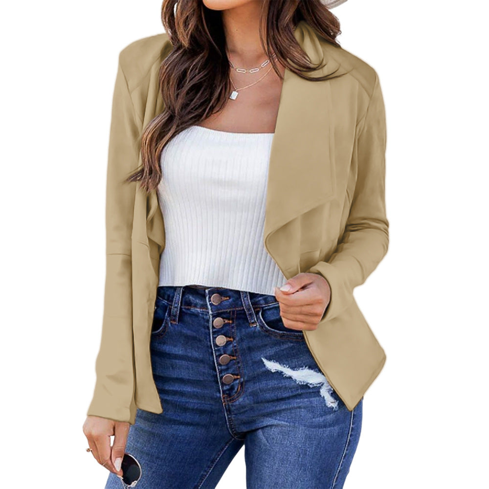 Damen elegante und lässige Blazerjacke EB
