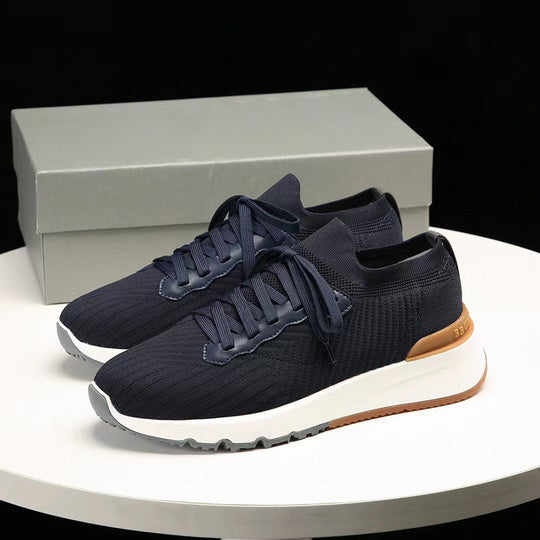 Damen Sportliche Lauf-Sneaker mit atmungsaktivem Obermaterial und dämpfender Sohle von EB