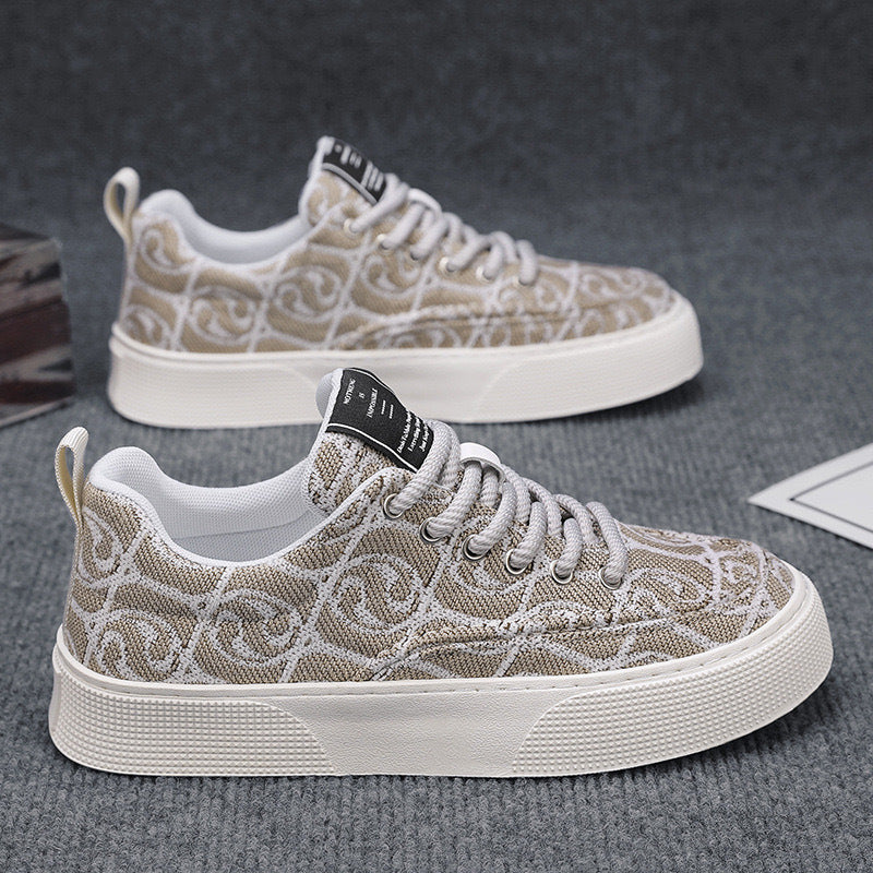 Damen Modische Sneakers mit hochwertiger Textiloberfläche EB