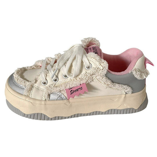 Damen Modische Sneakers mit kuscheligem Futter und einzigartigem Design EB