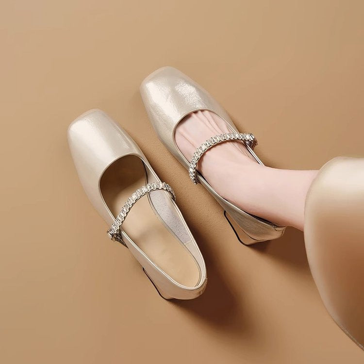 Damen Elegante und bequeme Pumps mit blockabsatz EB