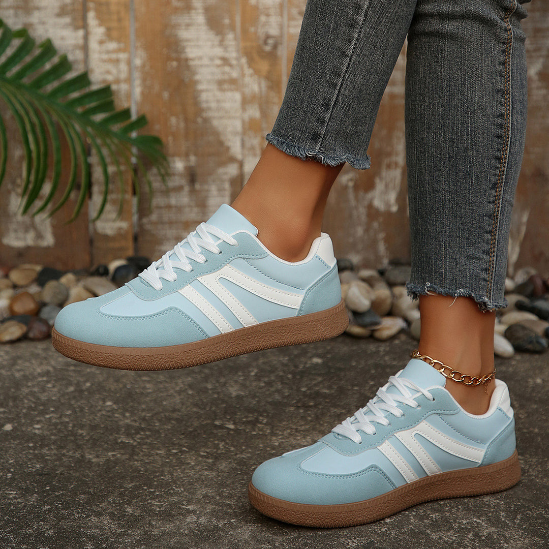 Damen Sportliche Freizeitsneaker mit rutschfester Sohle und atmungsaktivem Obermaterial EB