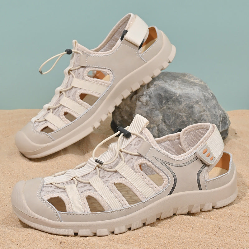 Damen Sportliche Multifunktionale Wassersandalen mit rutschfester Sohle und atmungsaktivem Design EB