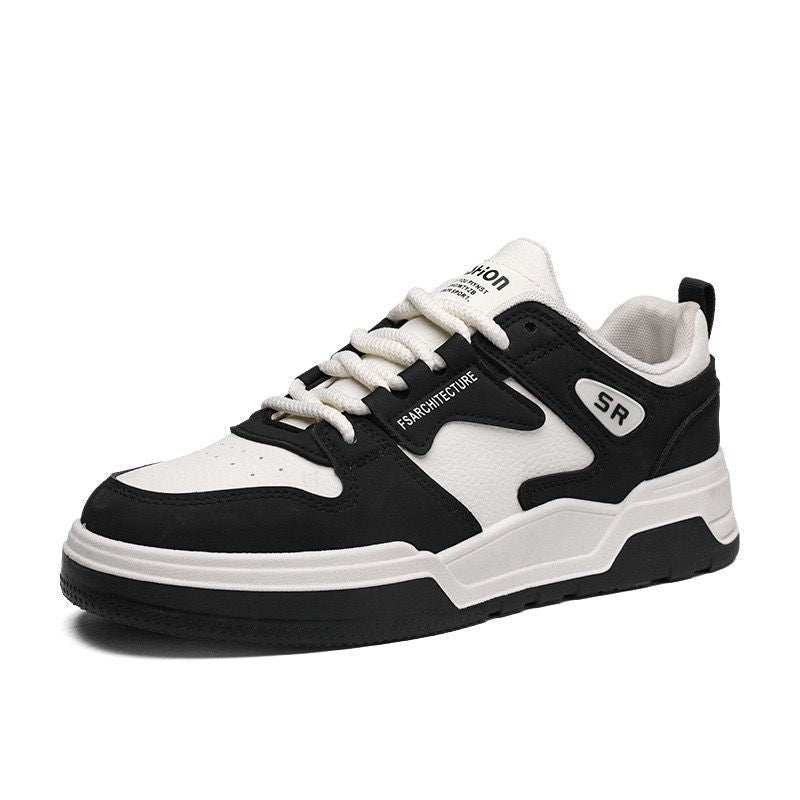 Damen Sportliche Retro Sneakers mit atmungsaktiver Oberflächenstruktur und stoßdämpfender Sohle EB