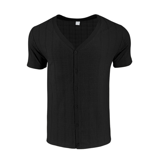Herren kurzärmliges Hemd mit strukturiertem Design EB