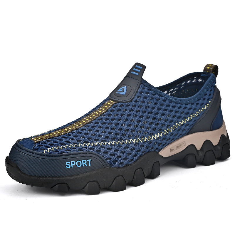 Damen Sportliche atmungsaktive Fitnessschuhe mit rutschfester Sohle EB