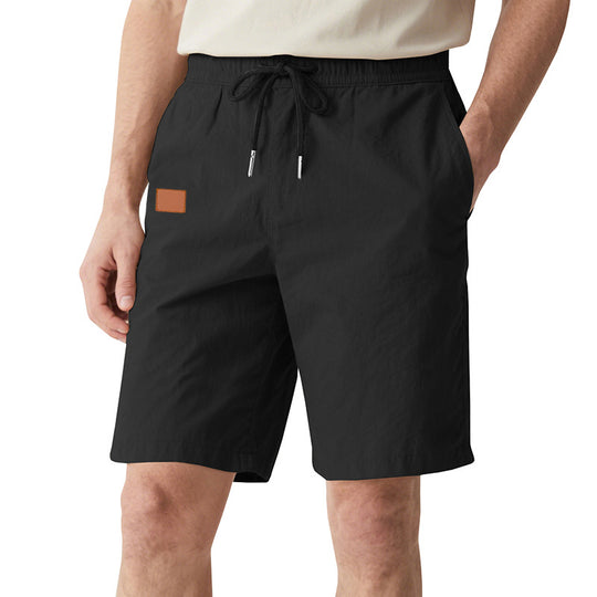 Herren nan schnelltrocknende Badeshorts im Bermuda-Schnitt mit elastischem Bund und Kordelzug EB