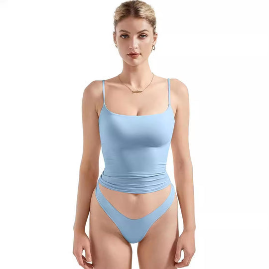Damen Bikini-Set mit raffiniertem Schnitt und verstellbaren Trägern EB