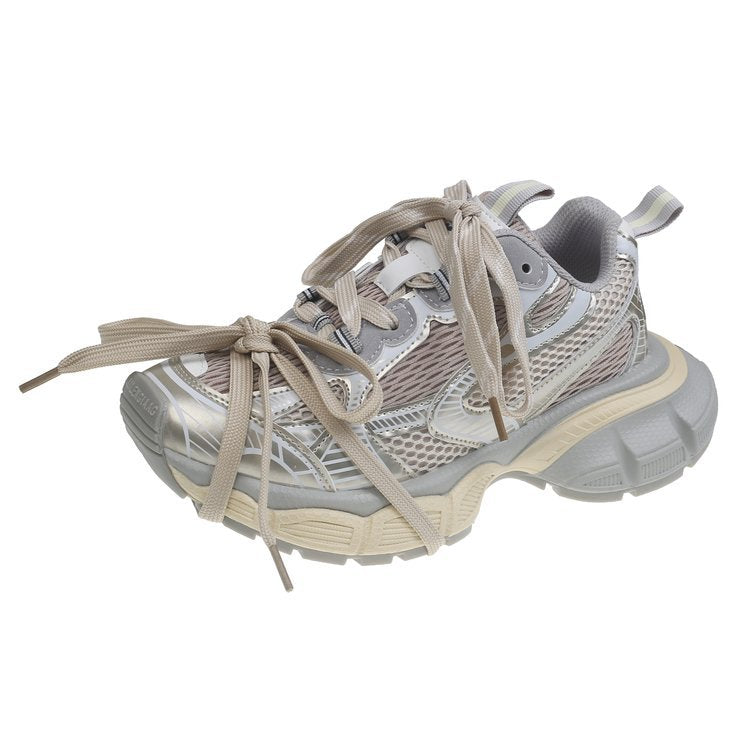 Damen sportliche Sneakers mit robustem Sohlenprofil und innovativem Design EB