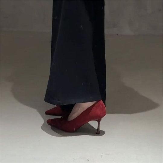 Damen elegante Pumps mit modischer Schleifenverzierung EB