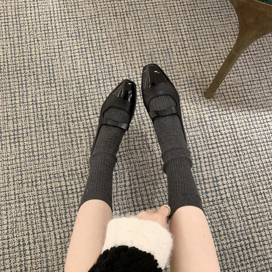 Damen Ballerinas mit dekorativem Schleifenakzent und glänzender Spitze EB