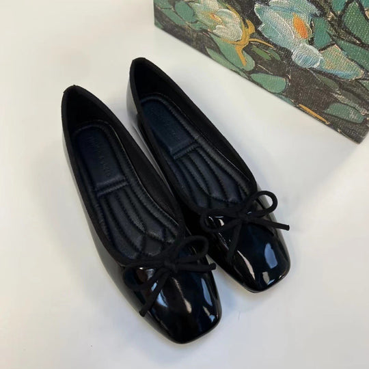 Damen Ballerinas mit schickem Knoten-Detail und komfortabler Sohle EB