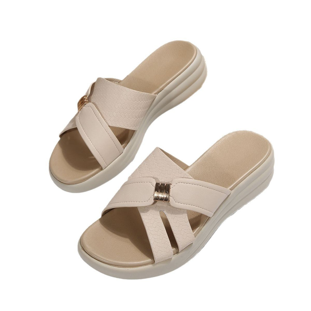 Damen Komfortable Clogs mit ergonomischem Fußbett und modischem Riemendesign EB