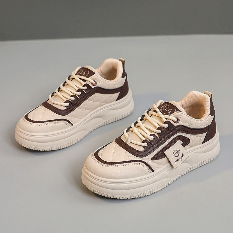 Damen modische Sneakers mit sportlichem Design und dämpfender Laufsohle EB