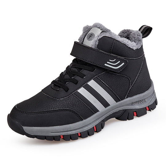 Herren Warmfutter Stiefel mit rutschfester Sohle EB