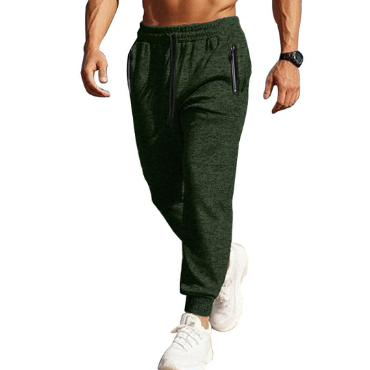 Herren Sportliche Jogginghose mit seitlichen Reißverschlusstaschen EB