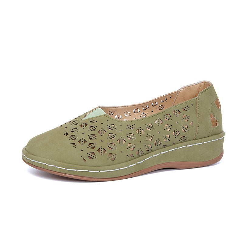 Damen Bequeme Ballerinas mit Luftlöchern EB