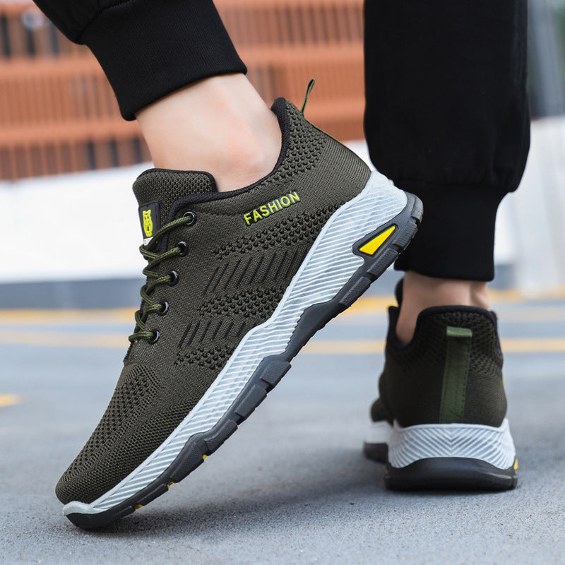 Damen Leichte Sport-Sneaker mit atmungsaktivem Obermaterial und dämpfender Sohle EB