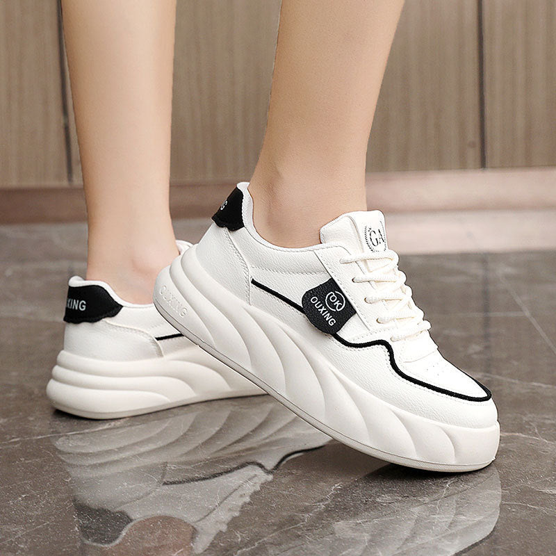 Damen Chunky Sneakers mit atmungsaktivem Obermaterial und komfortabler Dämpfung EB