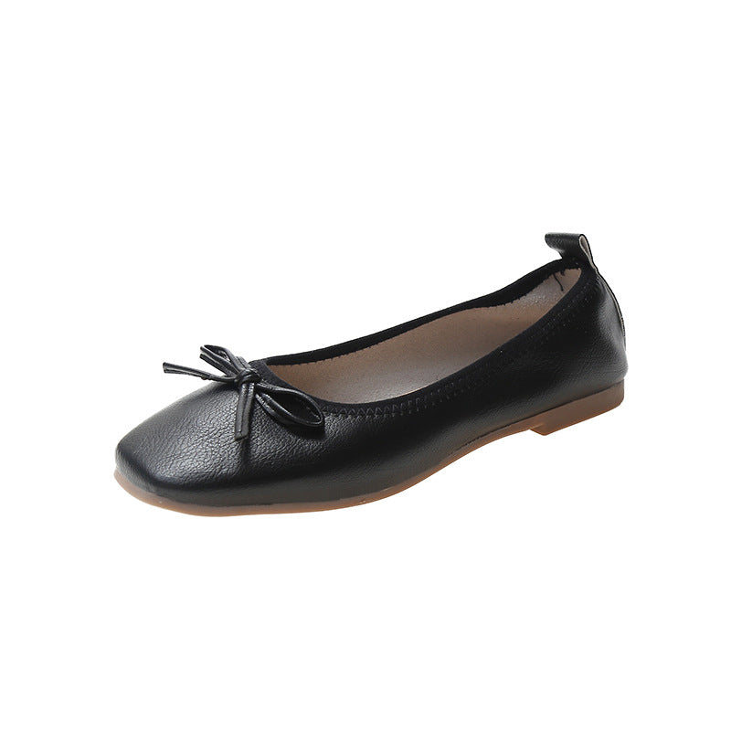 Damen Ballerinas mit süßem Schleifen-Design und komfortabler Sohle EB