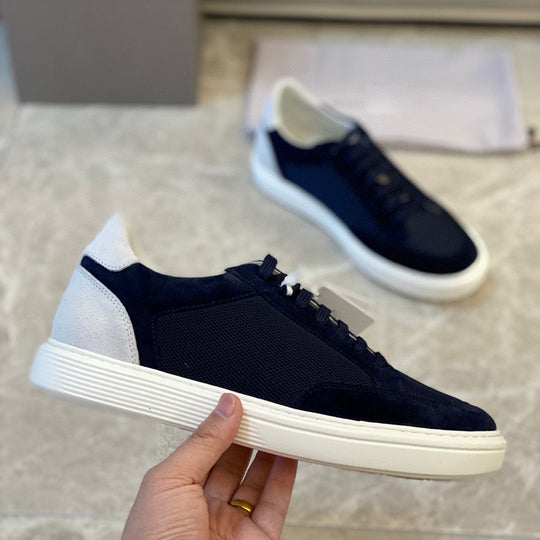 Damen komfortable Sneaker mit atmungsaktiver Netzstruktur und eleganten Akzenten EB