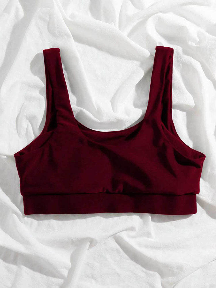 Damen Freizeit-Bikinioberteil mit breiten Trägern EB
