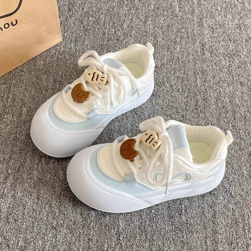 Damen Sneakers mit verspieltem tierischem Dekor und komfortabler Sohle EB