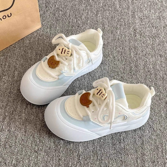 Damen Sneakers mit verspieltem tierischem Dekor und komfortabler Sohle EB