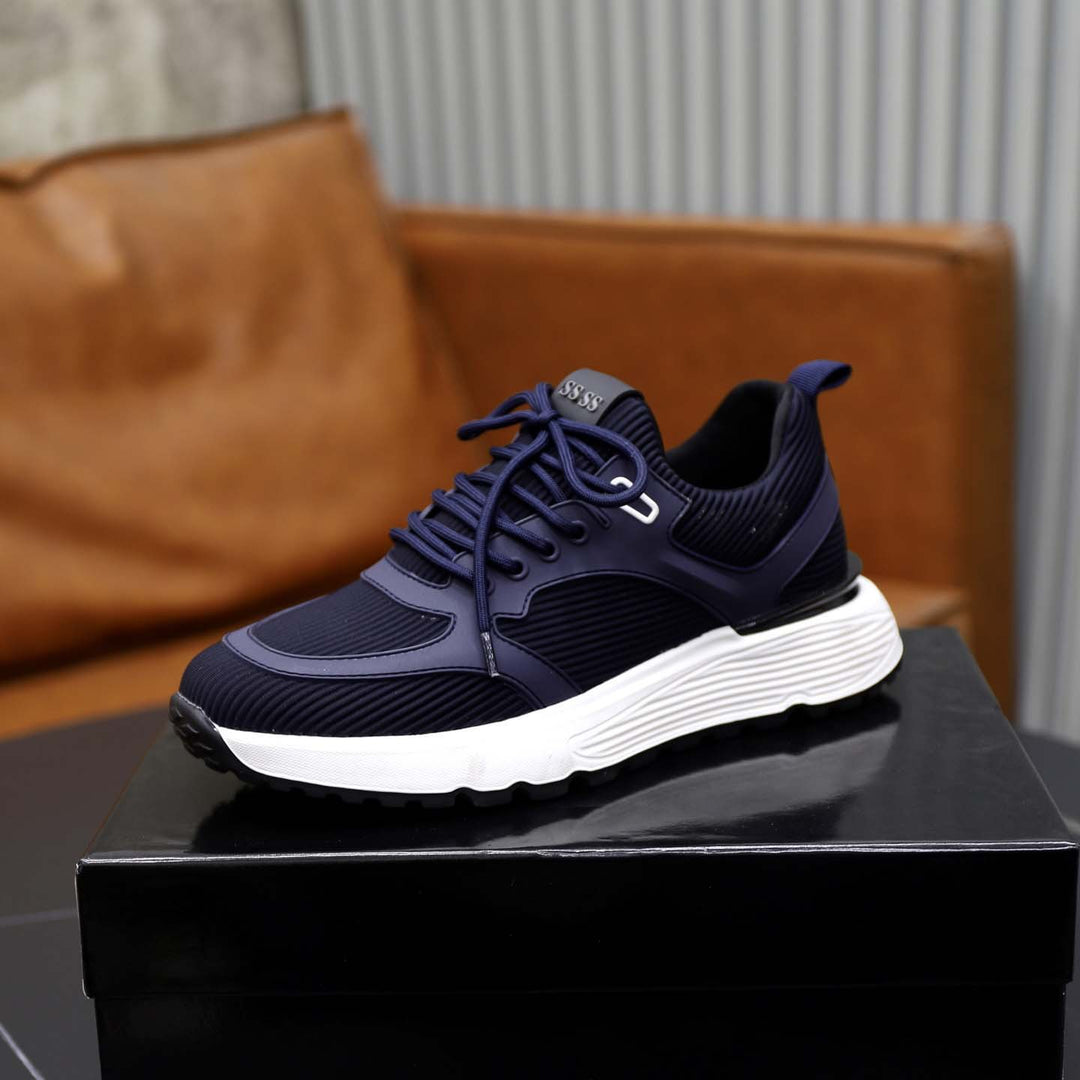 Damen Sportliche Leichtgewicht-Sneaker mit atmungsaktiver Oberflächenstruktur EB