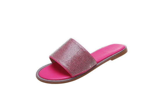 Damen Glitzernde Freizeitsandalen EB