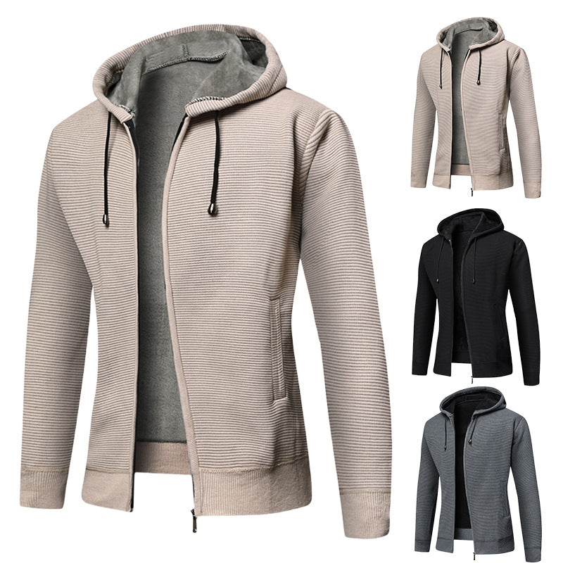 Herren gefütterte Kapuzenjacke mit hohem Komfort und cleverem Design EB