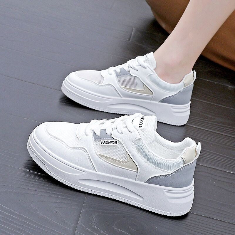 Damen Modische Sneakers mit atmungsaktiver Mesh-Oberfläche und rutschfester Sohle EB