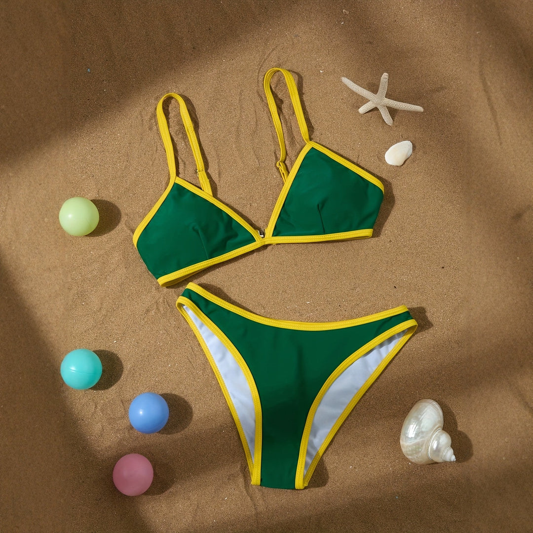 Damen Triangel-Bikini mit verstellbaren Trägern EB