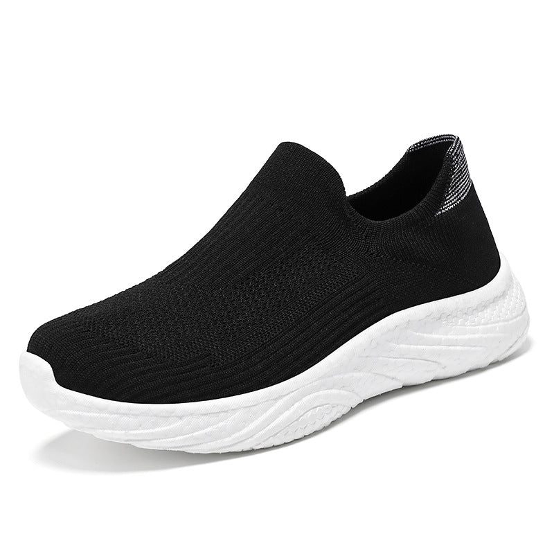 Damen nan nahtloser Strick-Sockensneaker mit extragel dämpfender Wave-EVA-Sohle EB