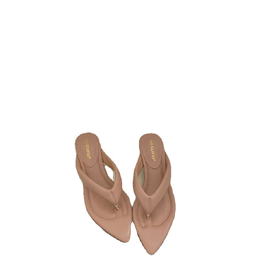Damen edle Zehentrenner-Sandalen mit modischem Design EB