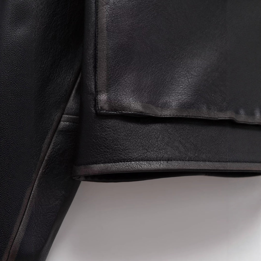 Damen Kurzgeschnittene jacke mit Taschen EB