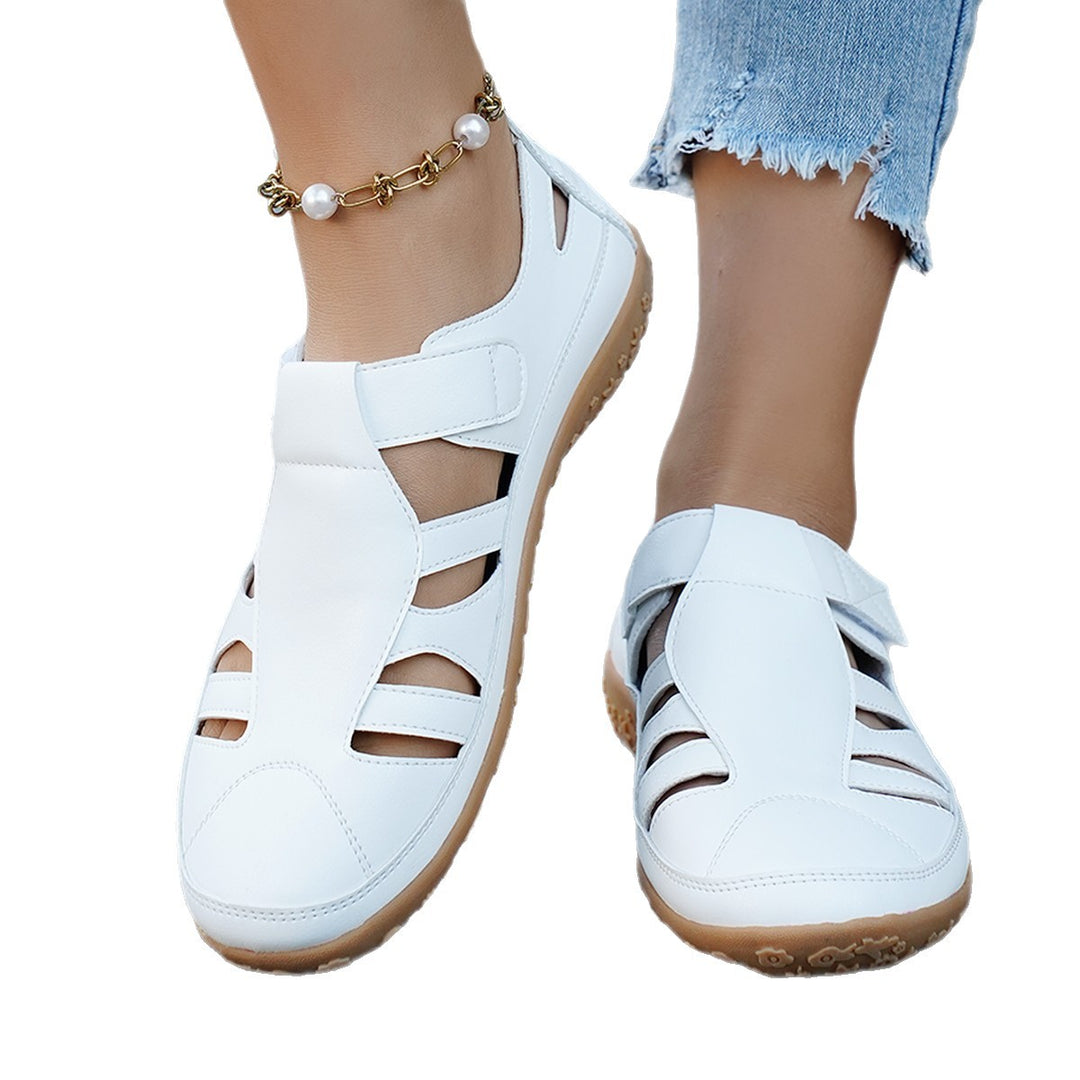 Damen komfortable Riemchensandalen mit atmungsaktiven Einsätzen EB