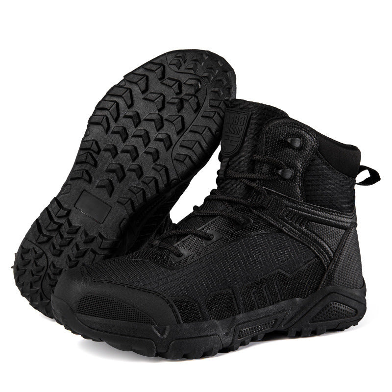 Herren robuste Outdoor-Stiefel mit rutschfester Sohle EB