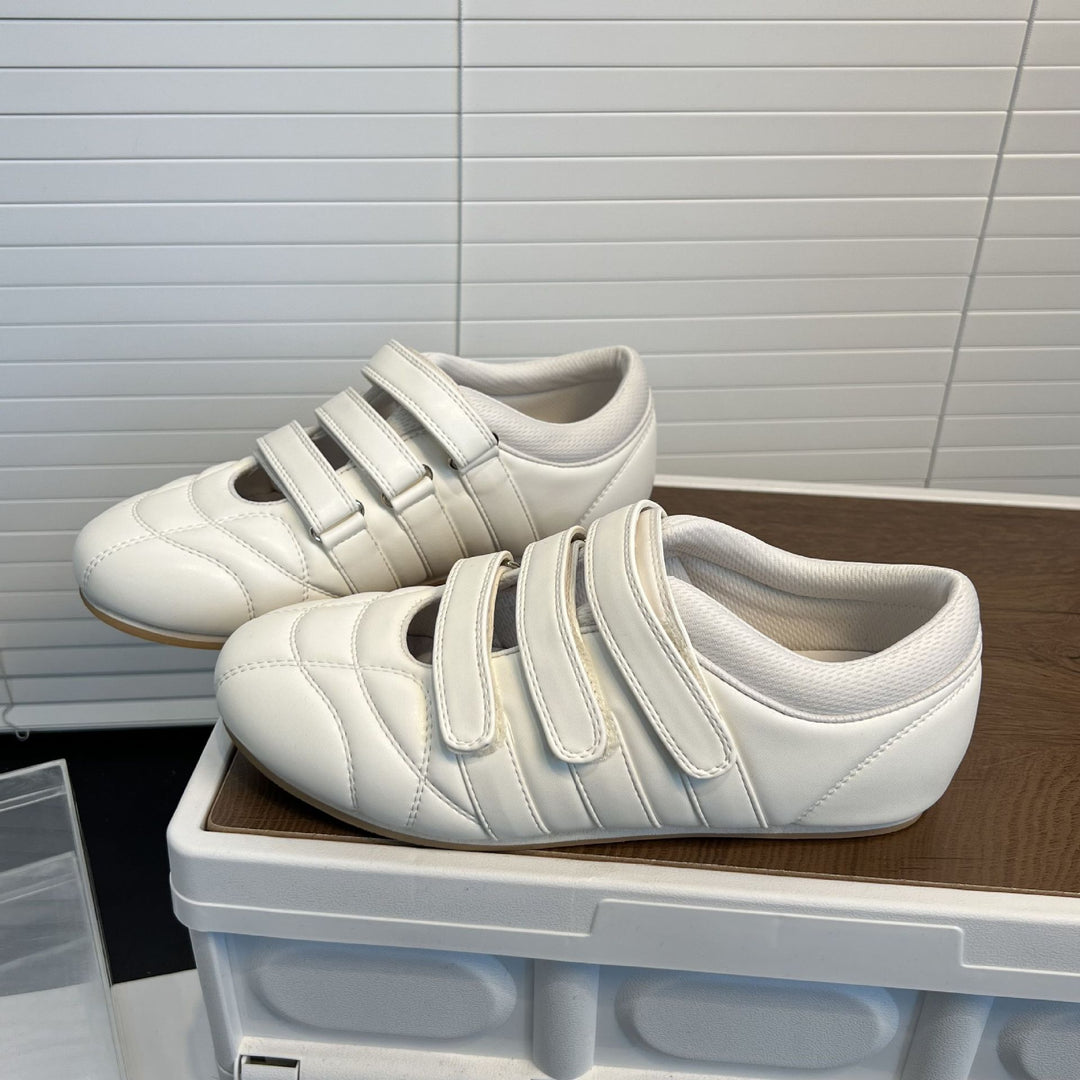 Damen Komfortable und atmungsaktive Sneakers mit verstellbarem Klettverschluss EB