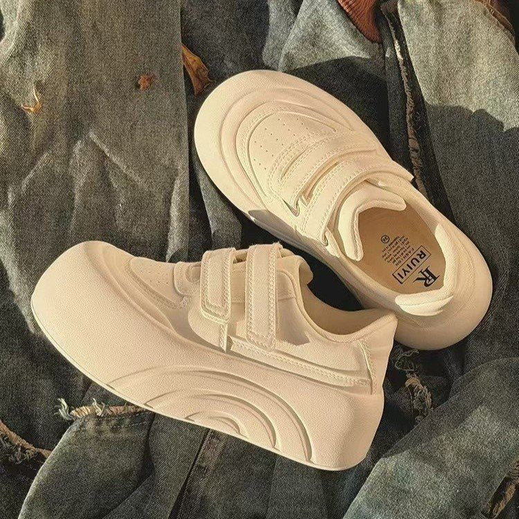 Damen Plattform-Sneaker mit verstellbaren Klettverschlüssen und komfortabler Dämpfung EB
